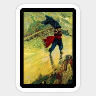 The Flying Dutchman - Howard Pyle Sticker